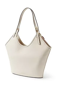 Triple Entry Tote with Buckle Strap
