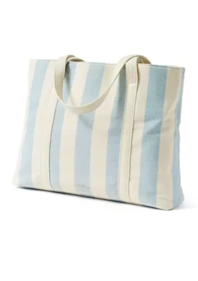 Triple Entry Tote with Bag Charm