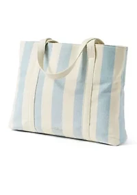 Triple Entry Tote with Bag Charm