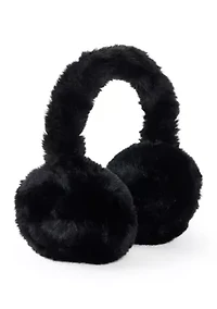 All Over Solid Faux Fur Earmuffs