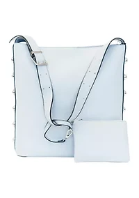 Dome Studded Bucket Carryall Bag
