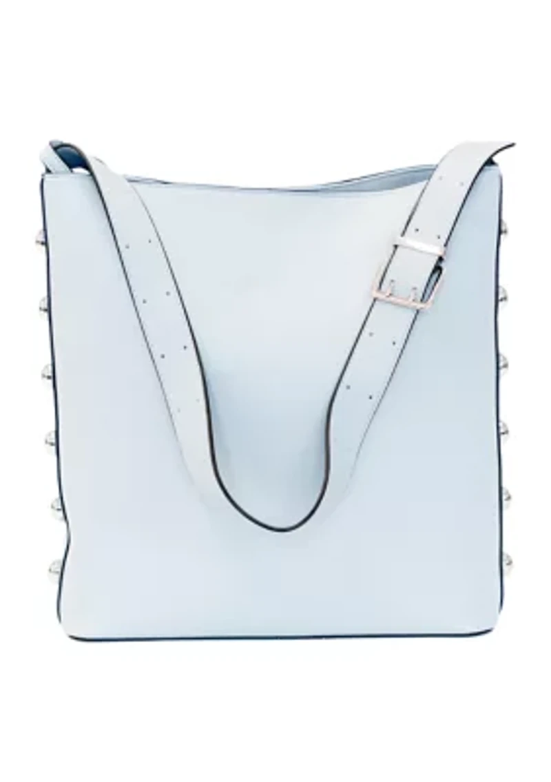 Dome Studded Bucket Carryall Bag