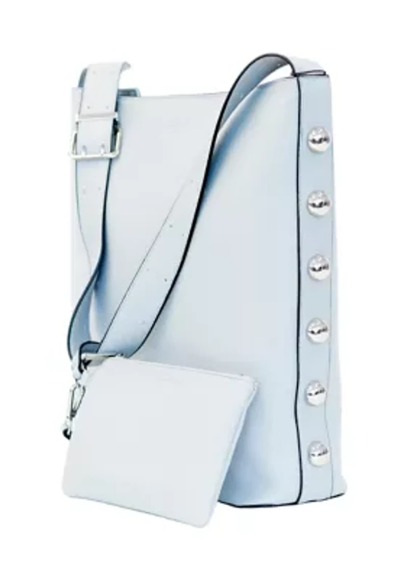 Dome Studded Bucket Carryall Bag