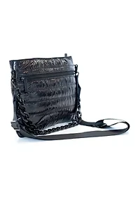 Channel Quilted East West Crossbody Bag