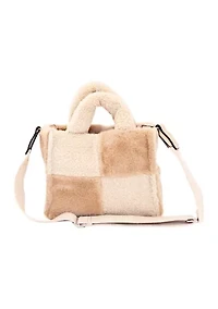 Sherpa Mixed Media Boxed Satchel