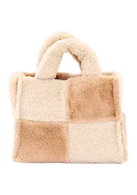 Sherpa Mixed Media Boxed Satchel