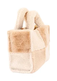 Sherpa Mixed Media Boxed Satchel
