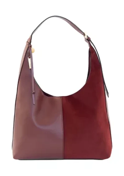 Mixed Media Hobo Bag