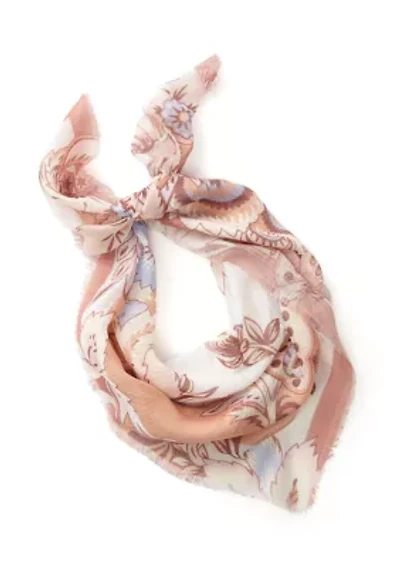 Boho Paisley Printed Square Scarf