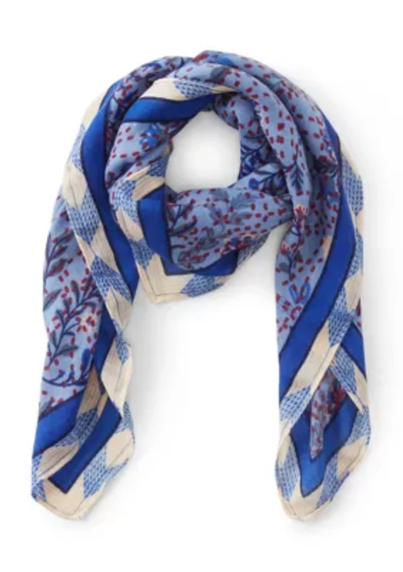 Folk Square Scarf