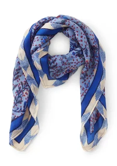 Folk Square Scarf