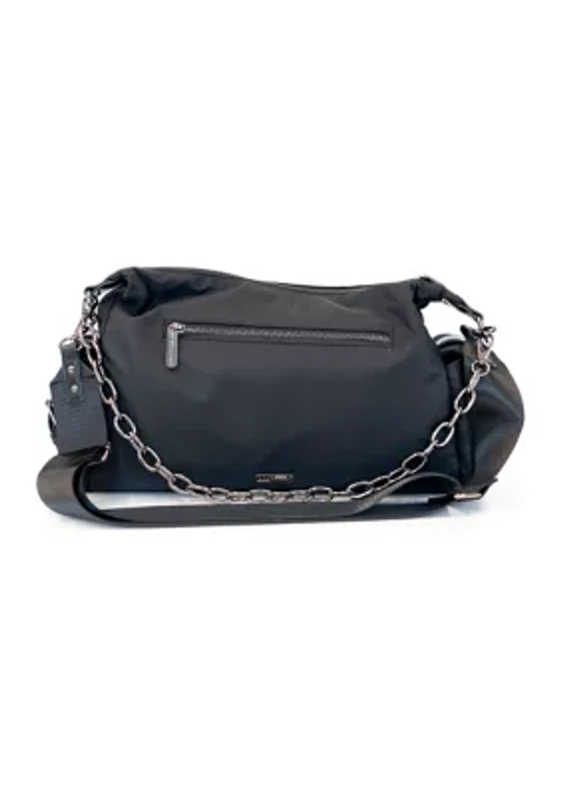 Nylon 2 Way Draped Cargo Crossbody