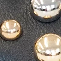 Mixed Dome Studded Barrel Shoulder Bag