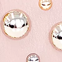 Mixed Dome Studded Barrel Shoulder Bag