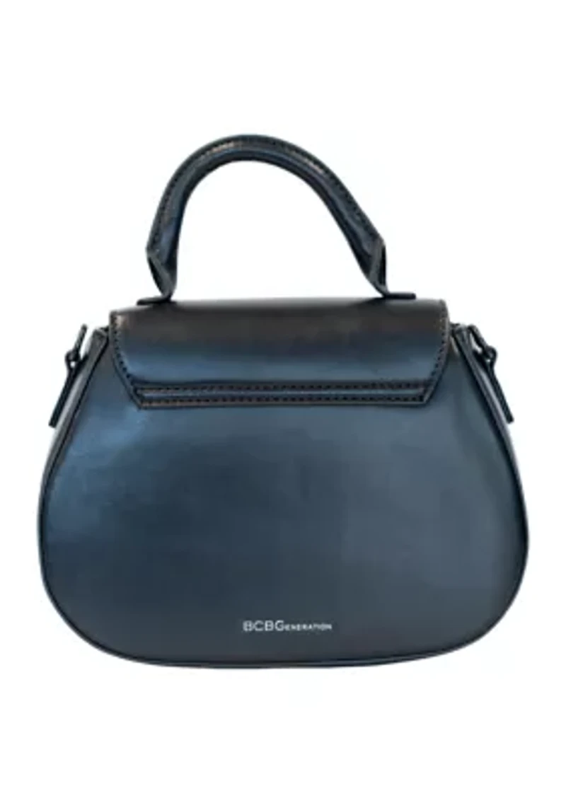 Top Handle Plain Strap Crossbody