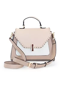 Whipstitch Top Handle Crossbody