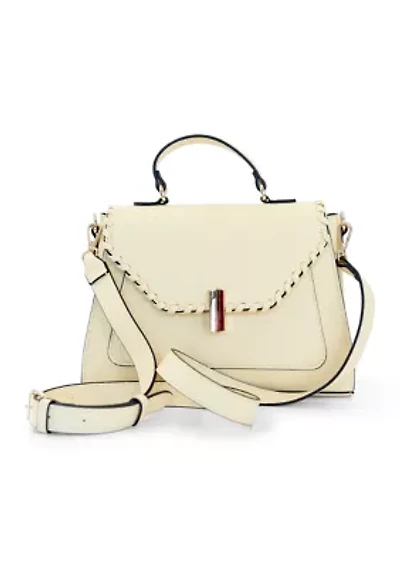Whipstitch Top Handle Crossbody