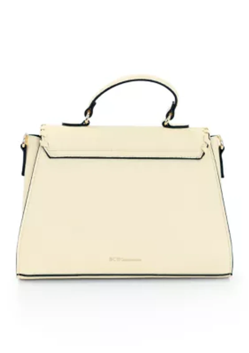 Whipstitch Top Handle Crossbody