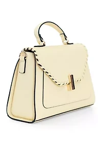 Whipstitch Top Handle Crossbody