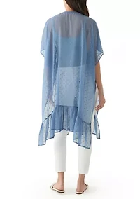 Swiss Dot Ruffle Romper