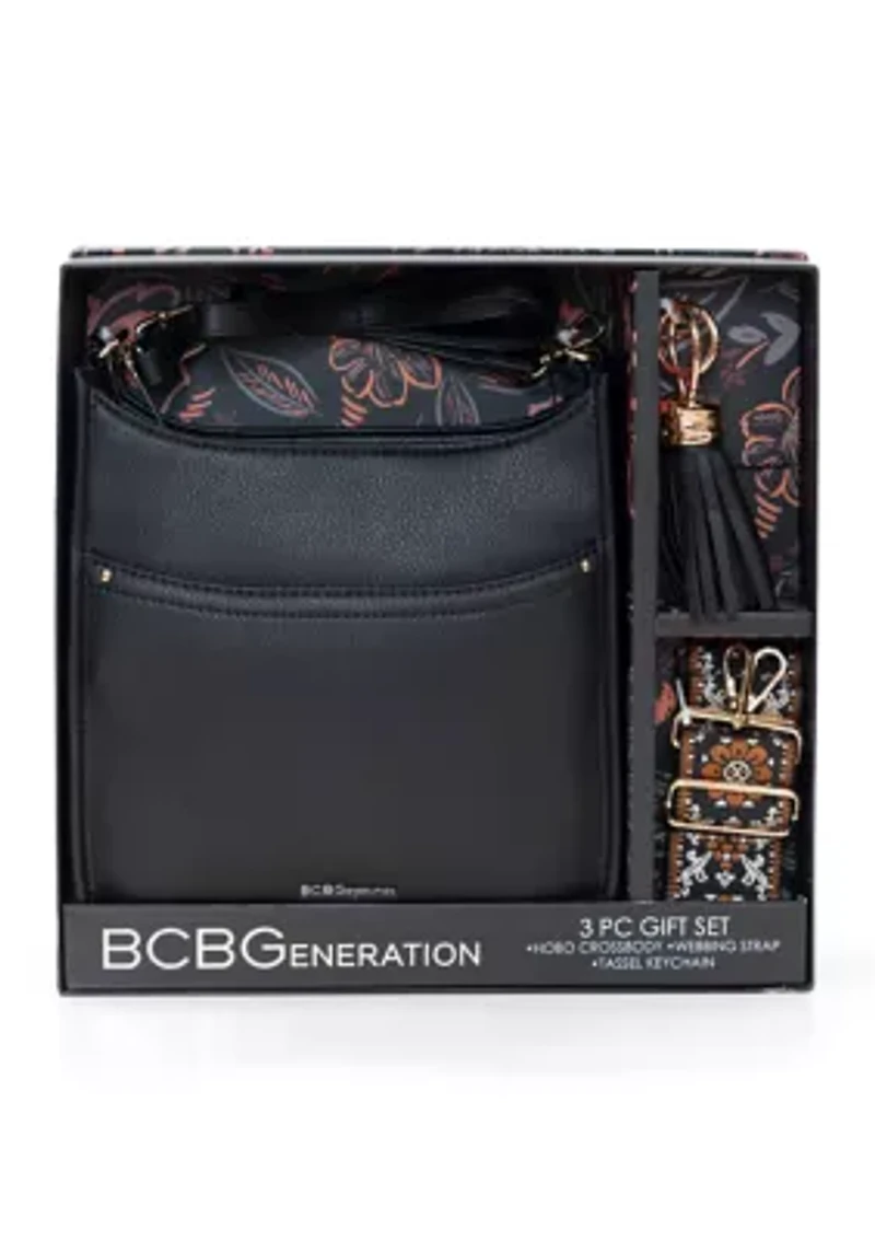 3-Piece Hobo Bag Set