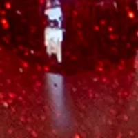 Glitter Apple Bag Charm