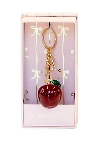 Glitter Apple Bag Charm