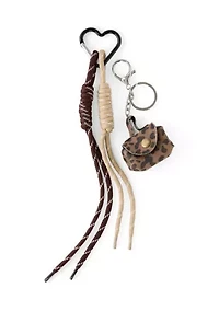 Mini Cheetah Print Bag and Bungee Bag Charms