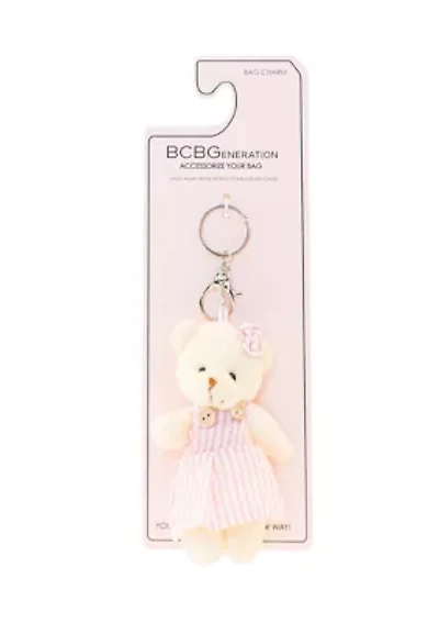 Teddy Bag Charm with Bow and Dress