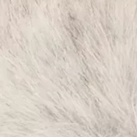 Fur Rabbit Bag Charm with Trim 