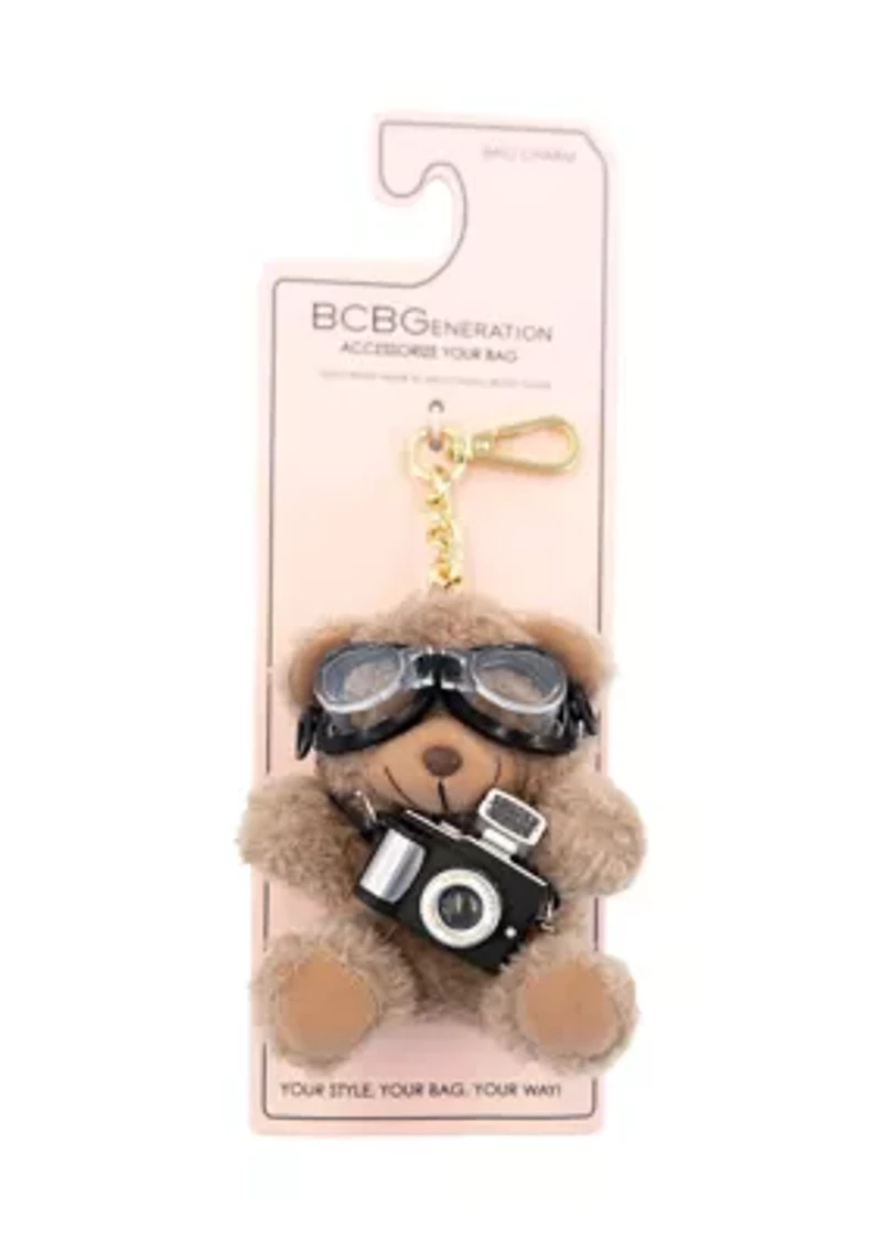 Aviator Bear Bag Charm