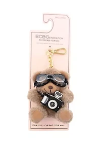Aviator Bear Bag Charm