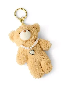 Bear with Pearl Necklace Charm