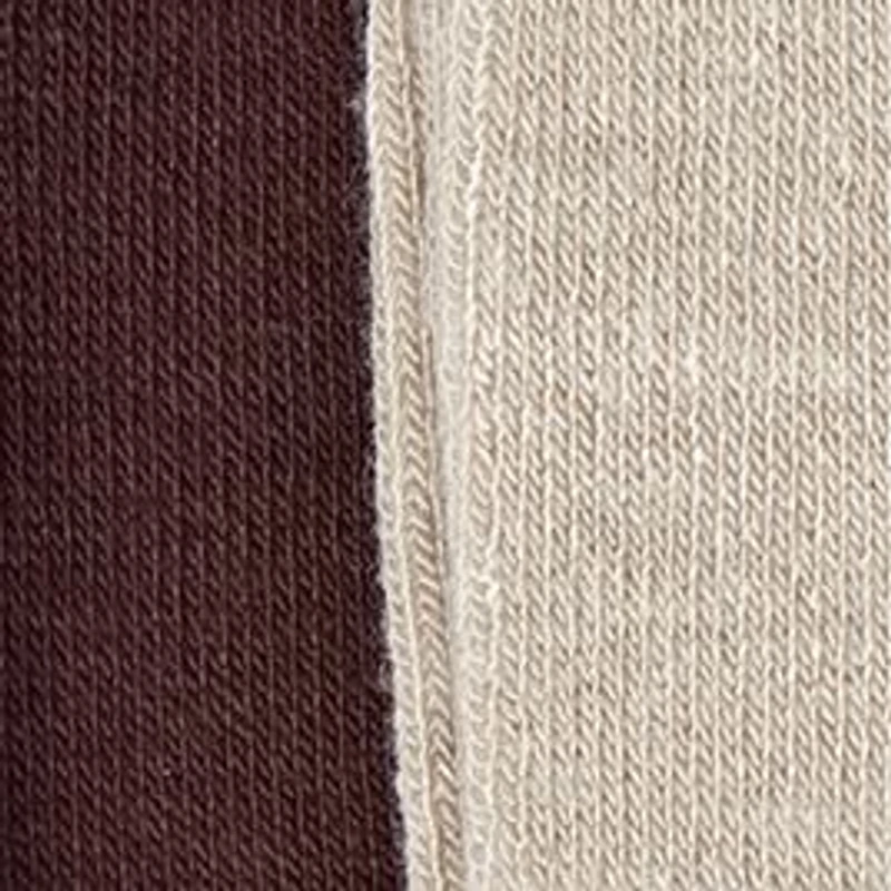 Solid Flat Knit 2 Pack of Socks