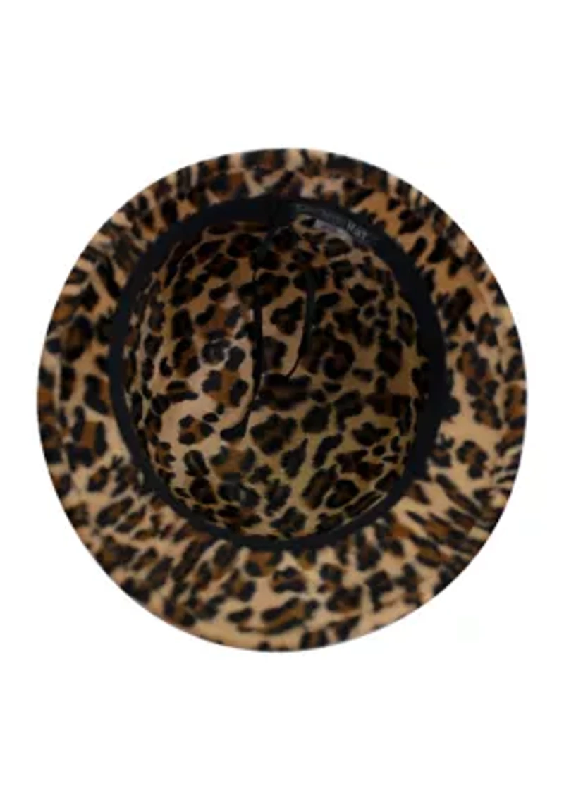 Leopard Cloche Hat 