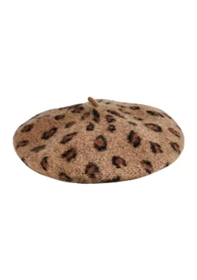 Leopard Beret