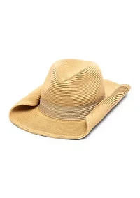 Metallic Western Hat