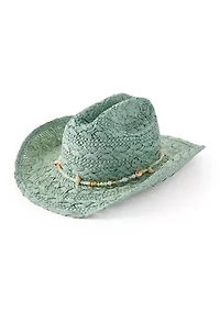 Cowboy Hat with Seashells