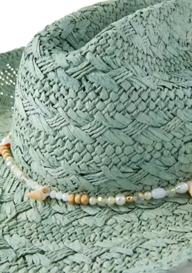 Cowboy Hat with Seashells