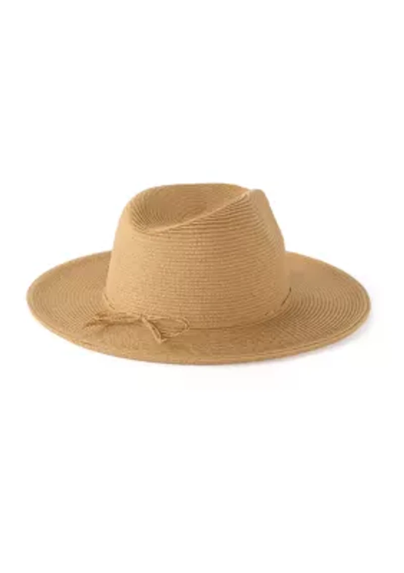 Ulta-Braid Fedora with Tie 
