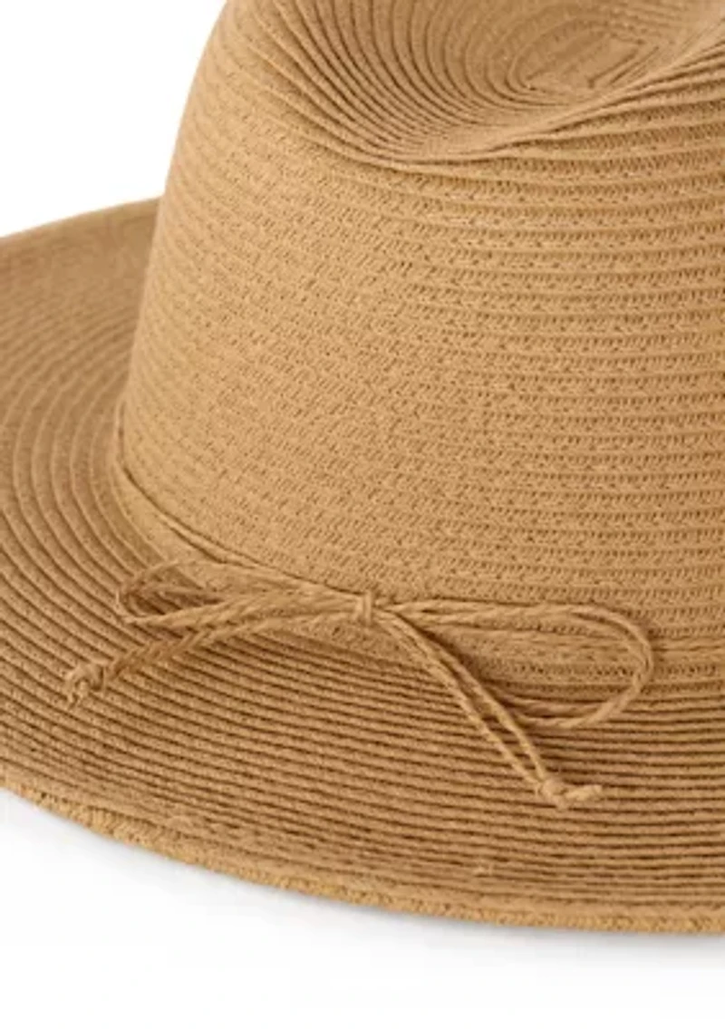 Ulta-Braid Fedora with Tie 