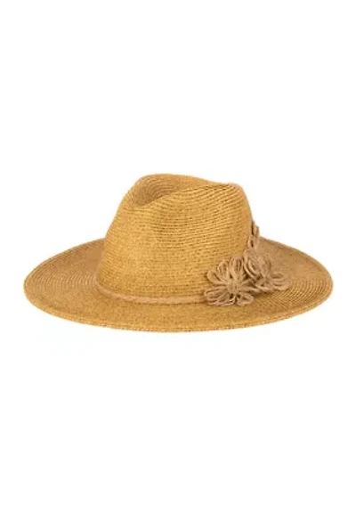 Ultrabraid Fedora with Hemp Trim