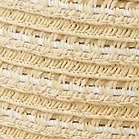 Boater Hat with Dainty Chain