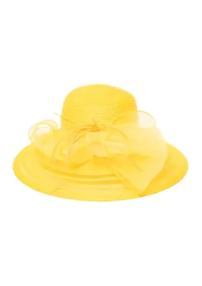 Organza Bow Dressy Hat