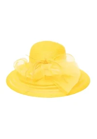 Organza Bow Dressy Hat