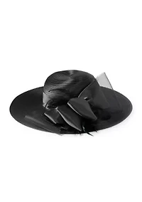 Satin Round Crown Hat