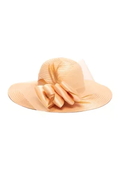 Satin Round Crown Hat