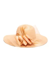Satin Round Crown Hat