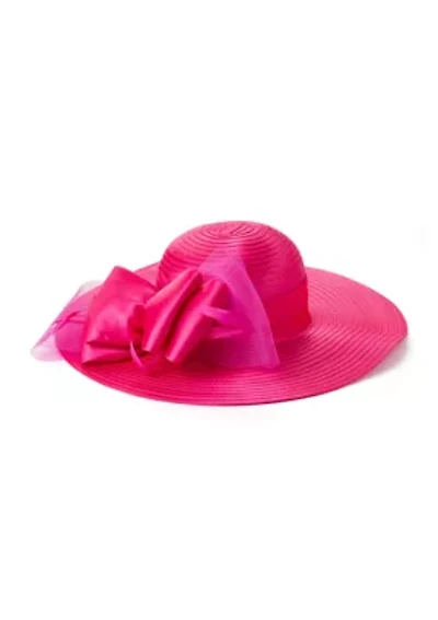 Satin Round Crown Hat