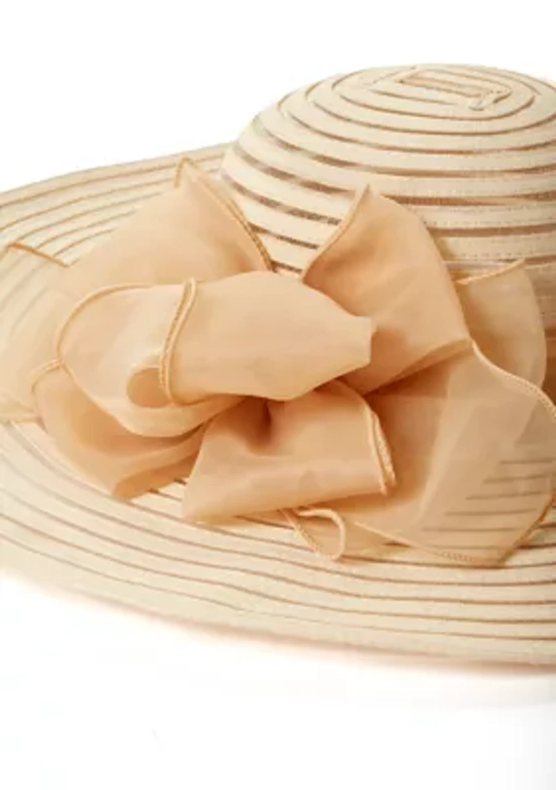Braided Wide Brim Hat